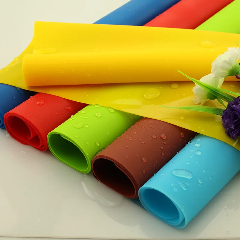 57*40 سنتيمتر كبيرة حجم سيليكون الجدول الحصير الخبز بطانة أفضل حصيرة الفرن الحرارة العزل سادة خبز طفل الجدول حصيرة حار بيع