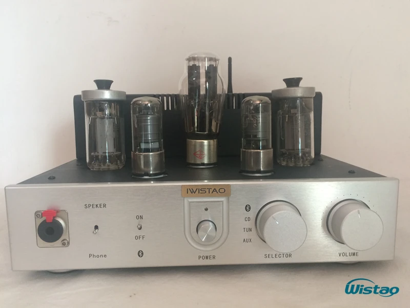 Трубный усилитель IWISTAO Bluetooth 4 0 FU50 Power Stage Class A для наушников с сигналом Hi Fi аудио 2x12