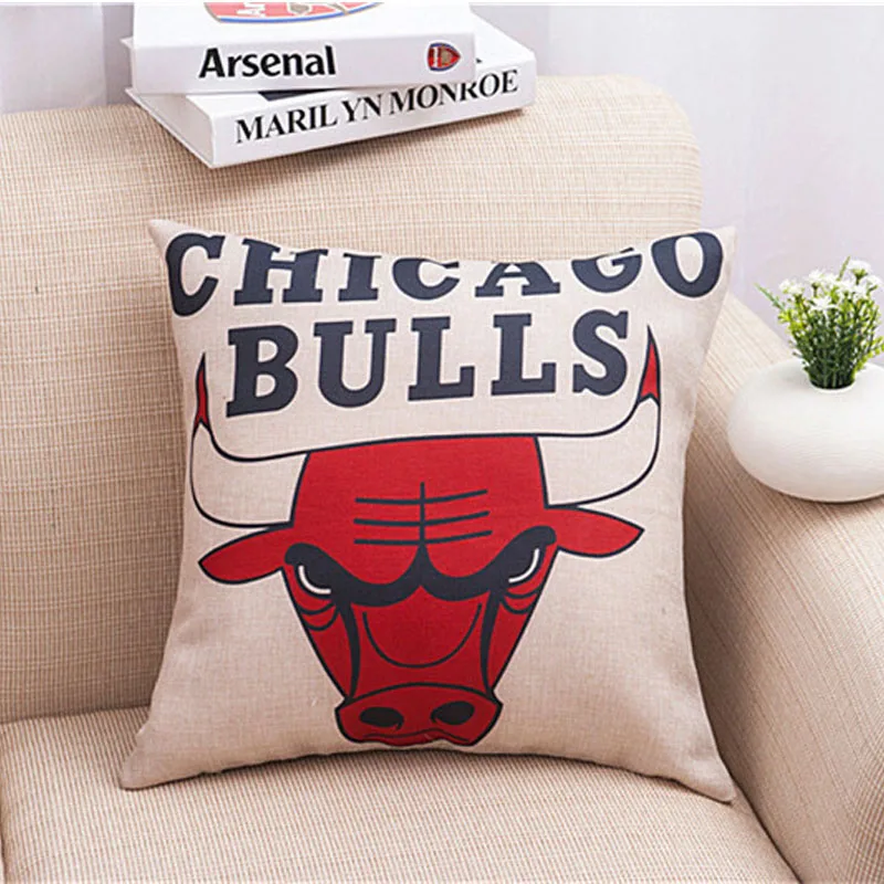 1PC NBA Pillow Basketball Pillow Cover Case Hotel Home Linen Chair