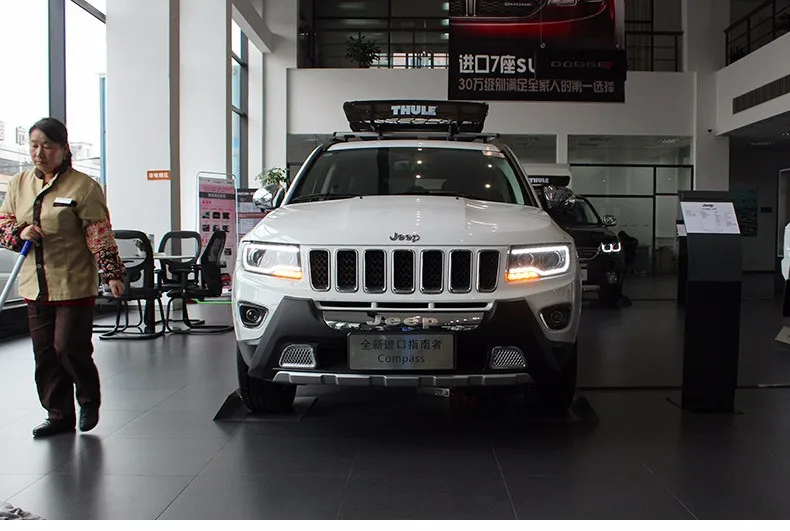 KOWELL автомобильный Стайлинг для JEEP Compass 2011- светодиодный головной светильник для компаса Головной фонарь СВЕТОДИОДНЫЙ дневной ходовой светильник светодиодный DRL Bi-Xenon HID