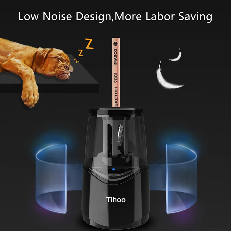 

Tihoo Electronic Pencil Sharpeners Usb Charging Automatic Electric Pencil Sharpener For Kids Gift Stationery School Supplies