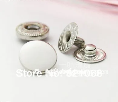 

500 sets of snap button send hand tapping tool all copper silver jewelry diy manual 1 cm buckle button