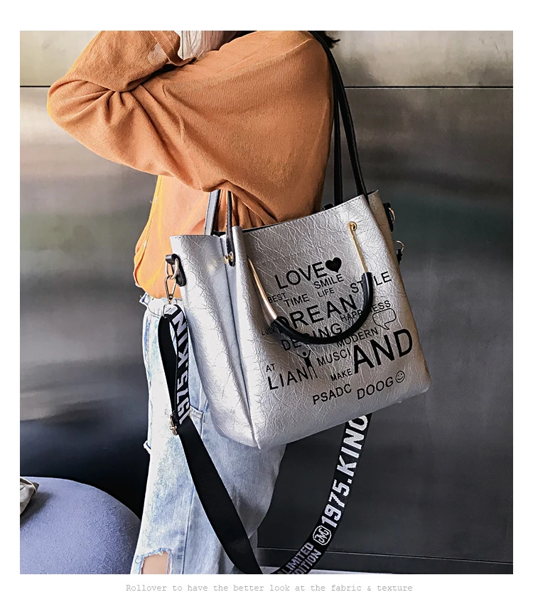 Bolsa feminina de grande capacidade bolsa de