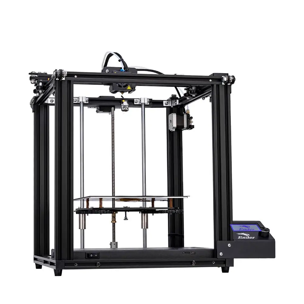  CREALITY 3D Ender-5 Printer Core XY Stucture V1.1.4 Mainboard Add Glass Plate Optional With Power O