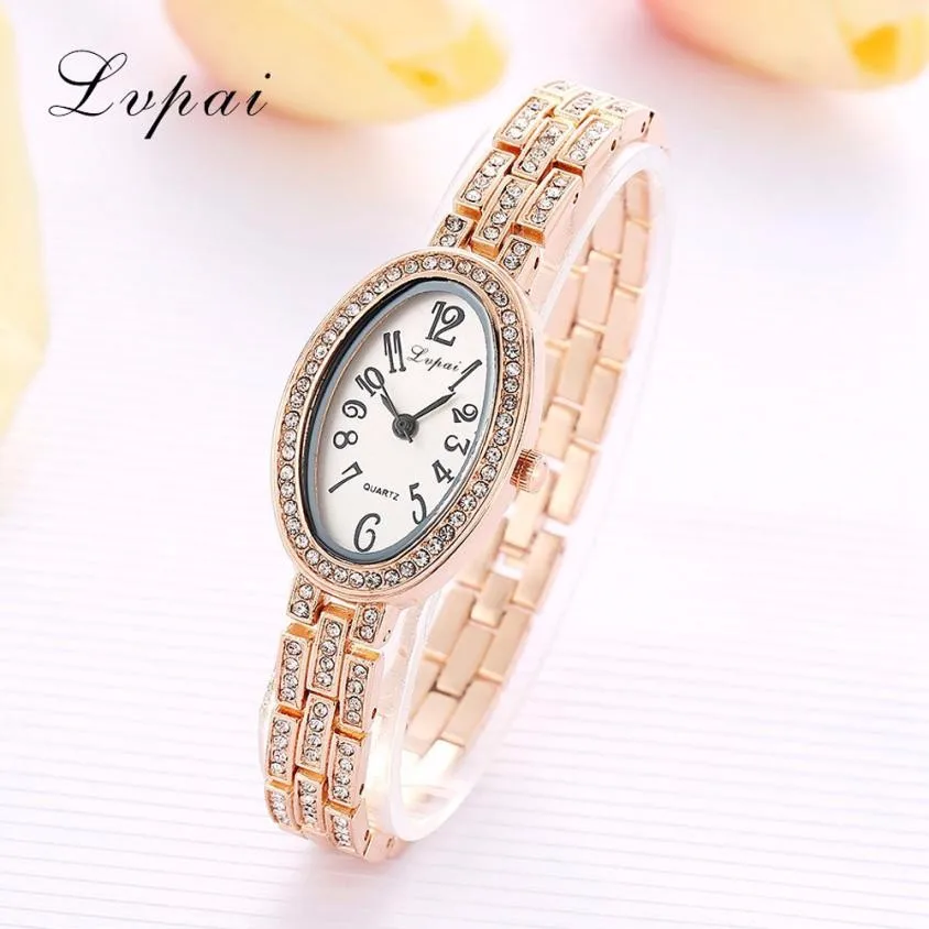 

LVPAI Sports Clock Women Watch Fashion Rhinestone Mesh Band Wrist Watches Women's Luxury Stainless Steel Quartz Watch Relogio #N