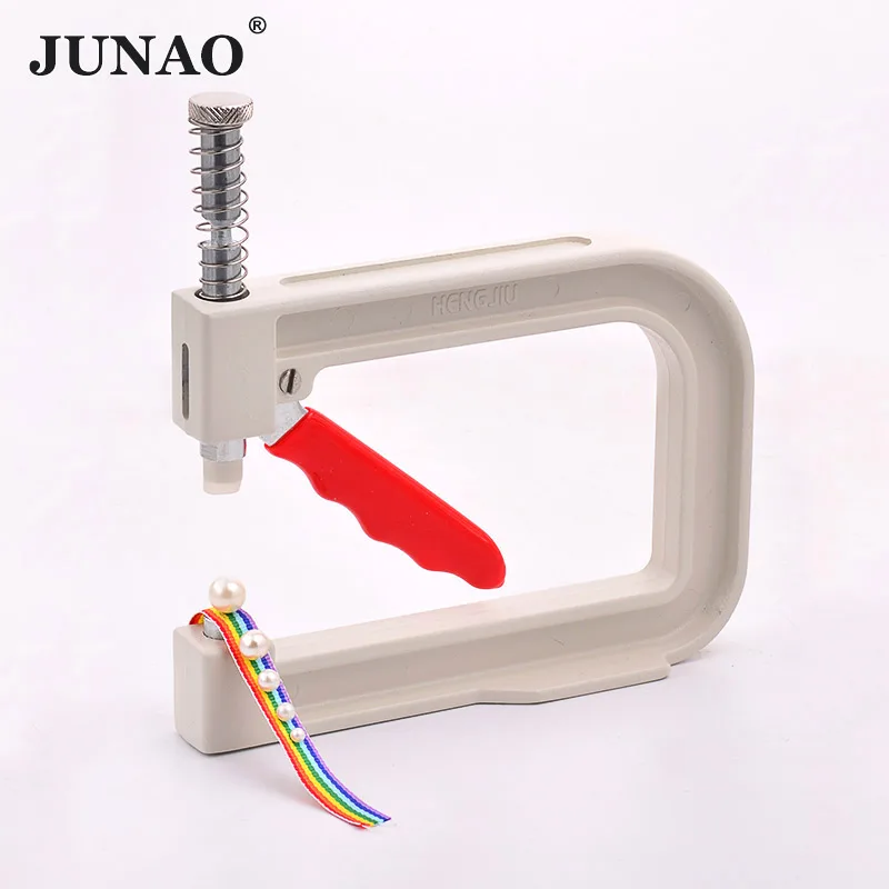 JUNAO 4 5 6 8 10 12 мм установка белого жемчуга ручная штамповочная машина для заклепок