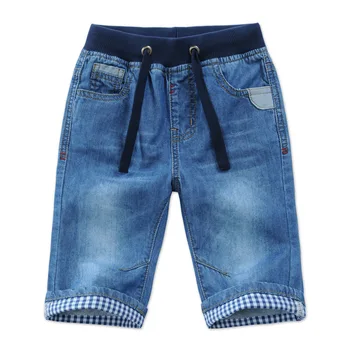 

Kids Boys Denim Shorts 2019 Summer Soft Toddler Boys Solid Casual Jeans Shorts For Baby Boys 2-14 Yrs Wear DWQ029