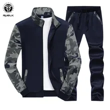 RUELK/, Новое поступление, модный мужской спортивный костюм, весенне-осенние Брендовые повседневные толстовки, комплекты из двух предметов, спортивная одежда, комплект свитеров