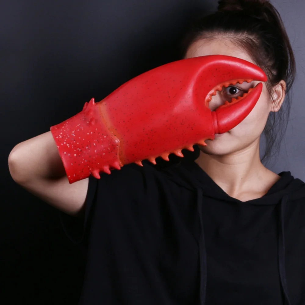 New Lollipop Chele Gloves Halloween Cosplay Comic Cartoon Crab Lobster Unique Carnival Costume Fantasy Cosplay  (7)