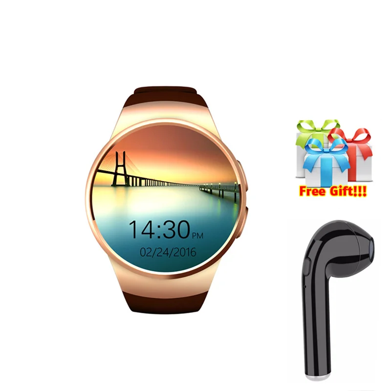

Smartwatch android original kingwear smart watch relogio touch screen with Stopwatch Alarm Clock sync phone call message watches