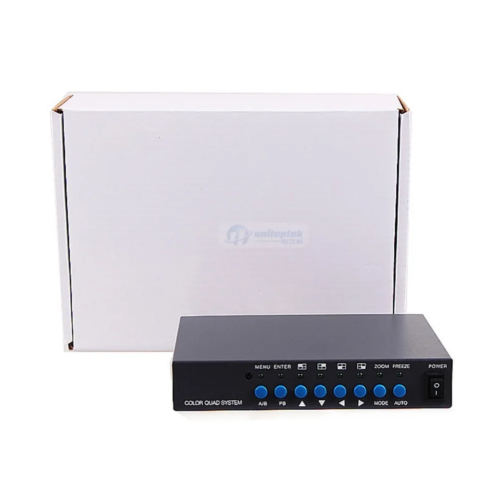 Video Wall Processor 8 Channel Digital Color Quad System Video Processor Splitter BNC Switcher For Security System
