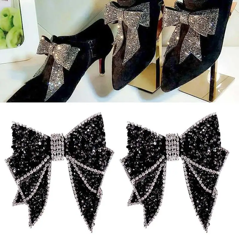 Senza Fretta/1 шт.; украшения для обуви с кристаллами; Свадебная обувь; аксессуары; элегантная женская обувь со стразами