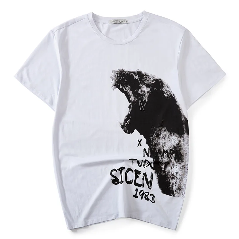 

Fashion Brand Trend Slim Fit short Sleeve T Shirt Men Patchwork Collar Tee O-Neck Men T-Shirt Cotton T Shirts Plus Size 6XL