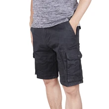 FLORATA карго шорты мужские летние повседневные шорты с карманами мужские джоггеры комбинезон военные короткие брюки размера плюс спортивные штаны