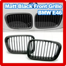 Тире Передняя решетка для BMW E46 4D 1998 2001 матово-черный