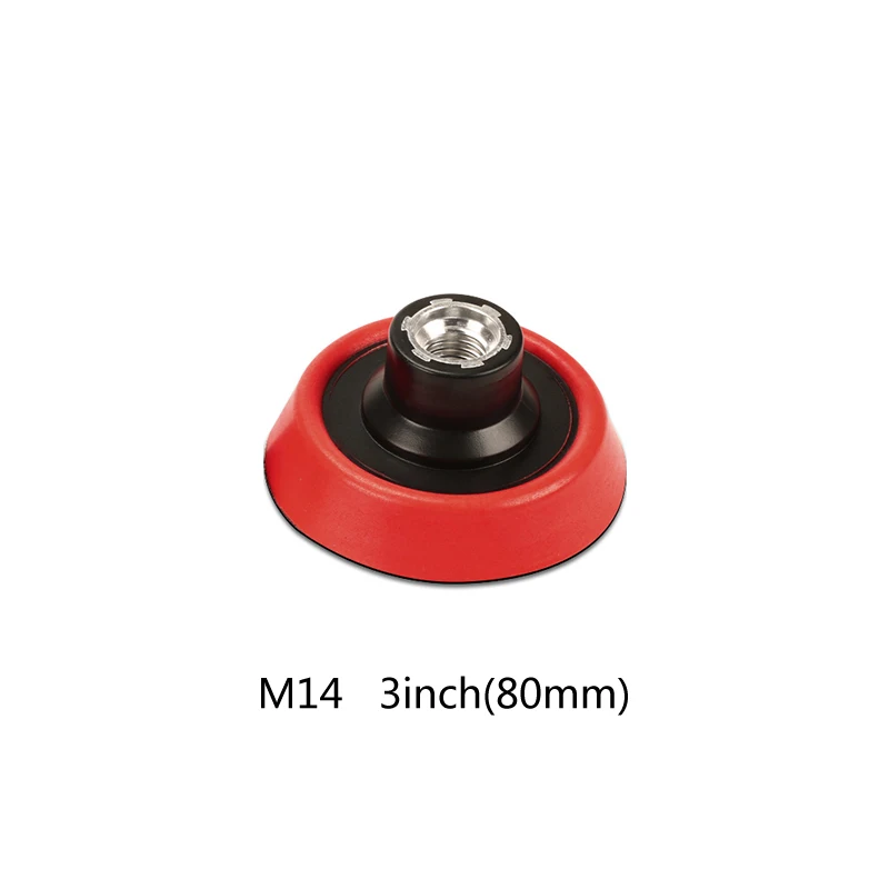SPTA "+ 2"+ " пластинчатая подложка Губка для полировки мойки и ухода за автомобилем M14 и 5/8 3 размера в одном посылка - Цвет: 1pc 3inch M14