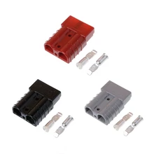 Anderson Стиль Plug 50A 600 В двухполюсный разъем DC Мощность Солнечный караван + 2 контакты # w0822s #