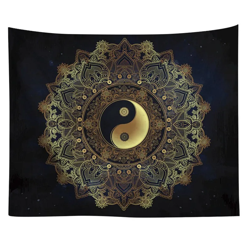 

Classic Sun Theme Wall Hanging Tapestry Polyester Fabric Printed Wall Decor Psychedelic Tapestry Beach Towel Bedspread TQ