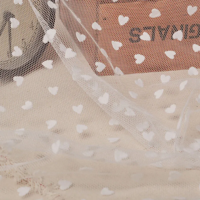 

Lace Fabric White Polka Dot Tulle Mesh Lace Fabric for Tutu Skirt,Dressmaking,Clothing Craft 2 yards/Lot,1.2m(47.24Inch)Width,