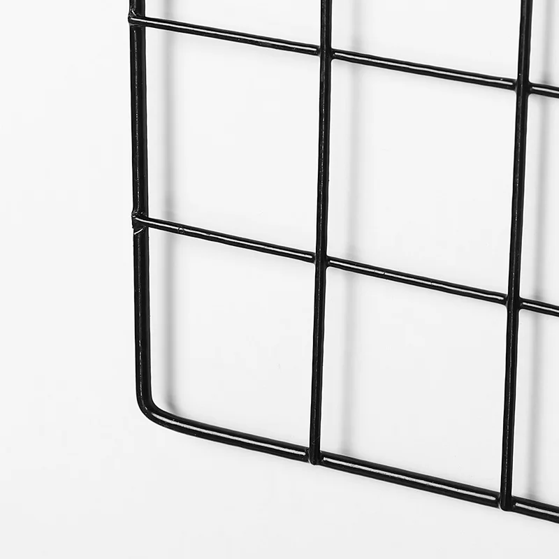 Металлическая сетка настенная подвесная фоторамка многофункциональная Панель открытки сетка рамка настенная художественная витрина стеллаж для хранения DIY Украшение