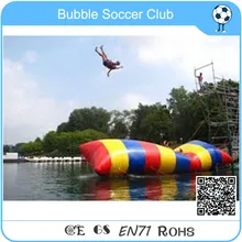 Длинная надувная водная капля водный Пузырь для прыжков, гигантская надувная водная катапульта блок для продажи