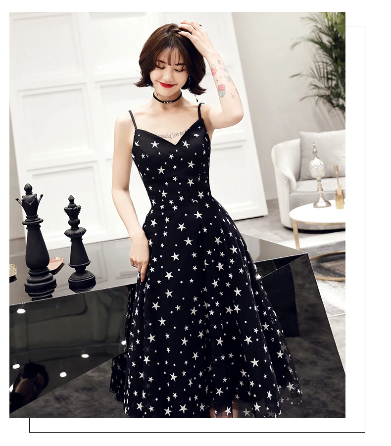 black star prom dress