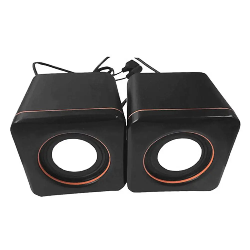 

Cube Shape Speaker Mini Desktop Style Speaker Portable USB Speaker Suitable For Notebooks Cell Phones MP3 MP4 MP5 High Quality
