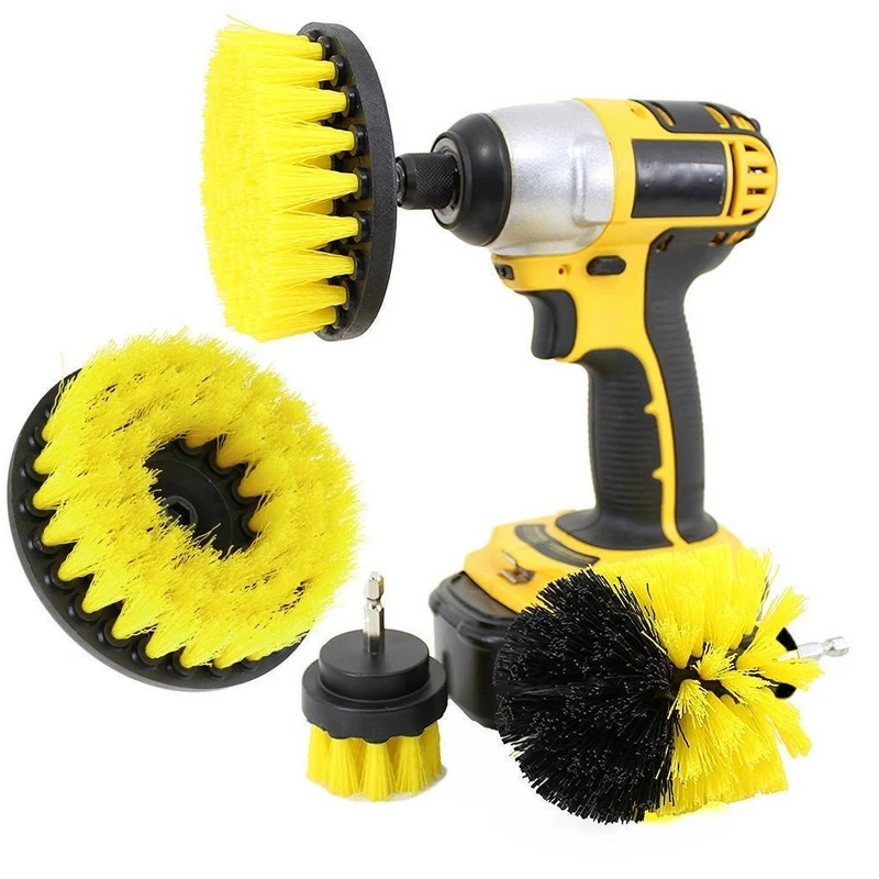 3pcs Power Scrubber Brush Set For Bathroom Drill Scrubber Brush For Cleaning Cordless Drill Attachment Kit Power Scrub Brush Cleaning Brushes Aliexpress
