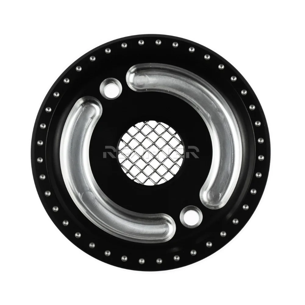 Черный белый шкив крышка привод передний Защитная набор для Harley Sportster XL 883 2004 2005 2006