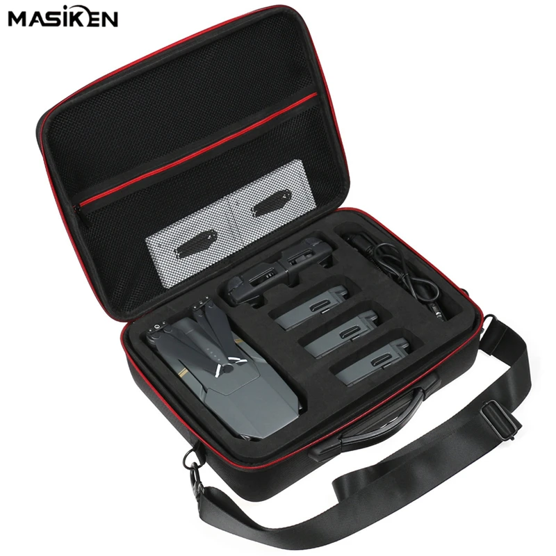 

EVA Hard Carry Case Bag For DJI Mavic Pro Drone Body Remote Battery Propeller Cable & other Accessories Storage Shoulder Bag