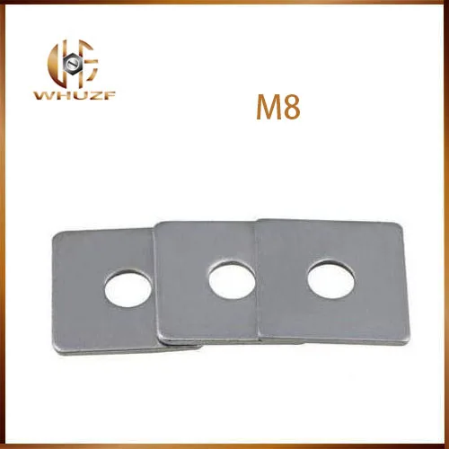 Koop Gratis verzending 304 rvs vierkante pakking vierkante wasmachine M3 M4 M5 M6 M8 M10 M12 M14 M16 gordijn muur met vierkante pad