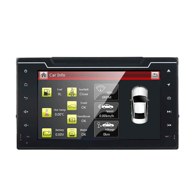 Top 8" Full touch screen Car DVD player with GPS BT/TV USB SD AUX,audio Radio stereo,Car multimedia headunit for TOYOTA COROLLA 2017 3