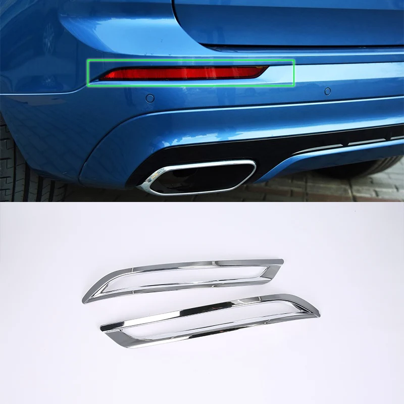 

ABS Chrome Car Protector Cover rear foglight cover Car Styling Accessories For VOLVO XC60 2018