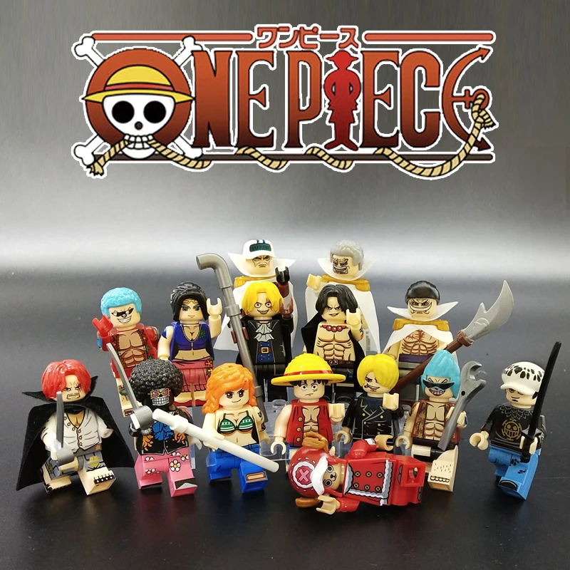 

Single Sale ONE PIECE Franky Shankusu Christmas Chopper Action Bricks Model Building Blocks Toy for Children