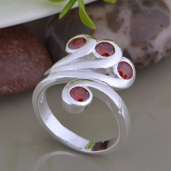 

wholesale High quality silver Fashion jewelry rings WR-908