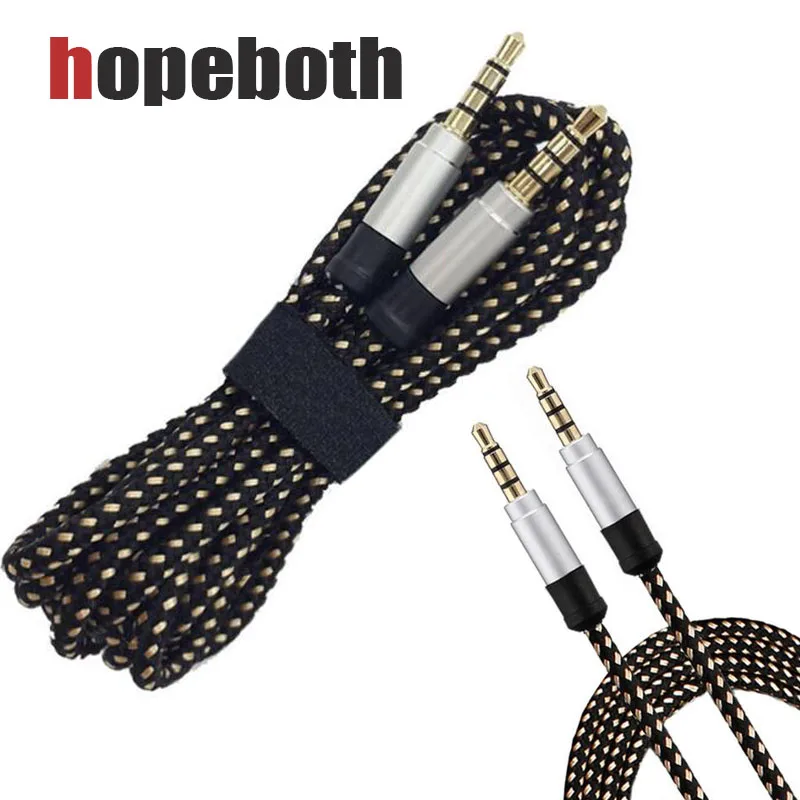 Koop 3 M 1.5 M Mannelijk naar Jack 3.5mm Audio Kabel Voor Speaker hoofdtelefoon Voor iPhone Samsung Auto MP3 4 Aux Koord Draad 200 stks partij