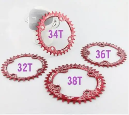 Звездочка Deckas 104BCD для горного велосипеда 32T 34T 36T 38T|oval chainring|bicycle chain ringchainring mtb |