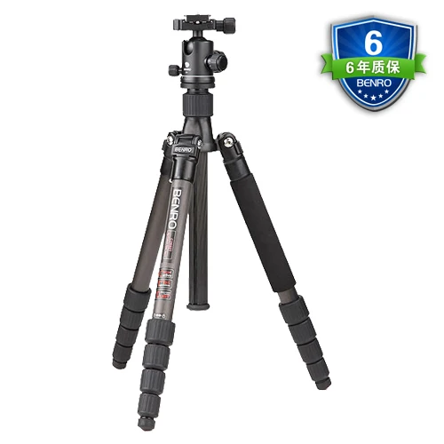  Benro C2690TB1 Carbon Fiber Tripod / Retrorse Portable DSLR Camera Tripod Set / Foldable Travel Por