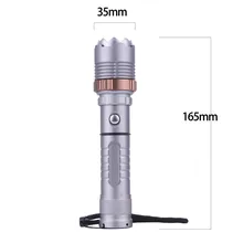 Waterproof Camping Hiking Led Portable Lighting lantern CREE XML T6 Convex Lens Variable Focus Zoomable Flashlights & Torches