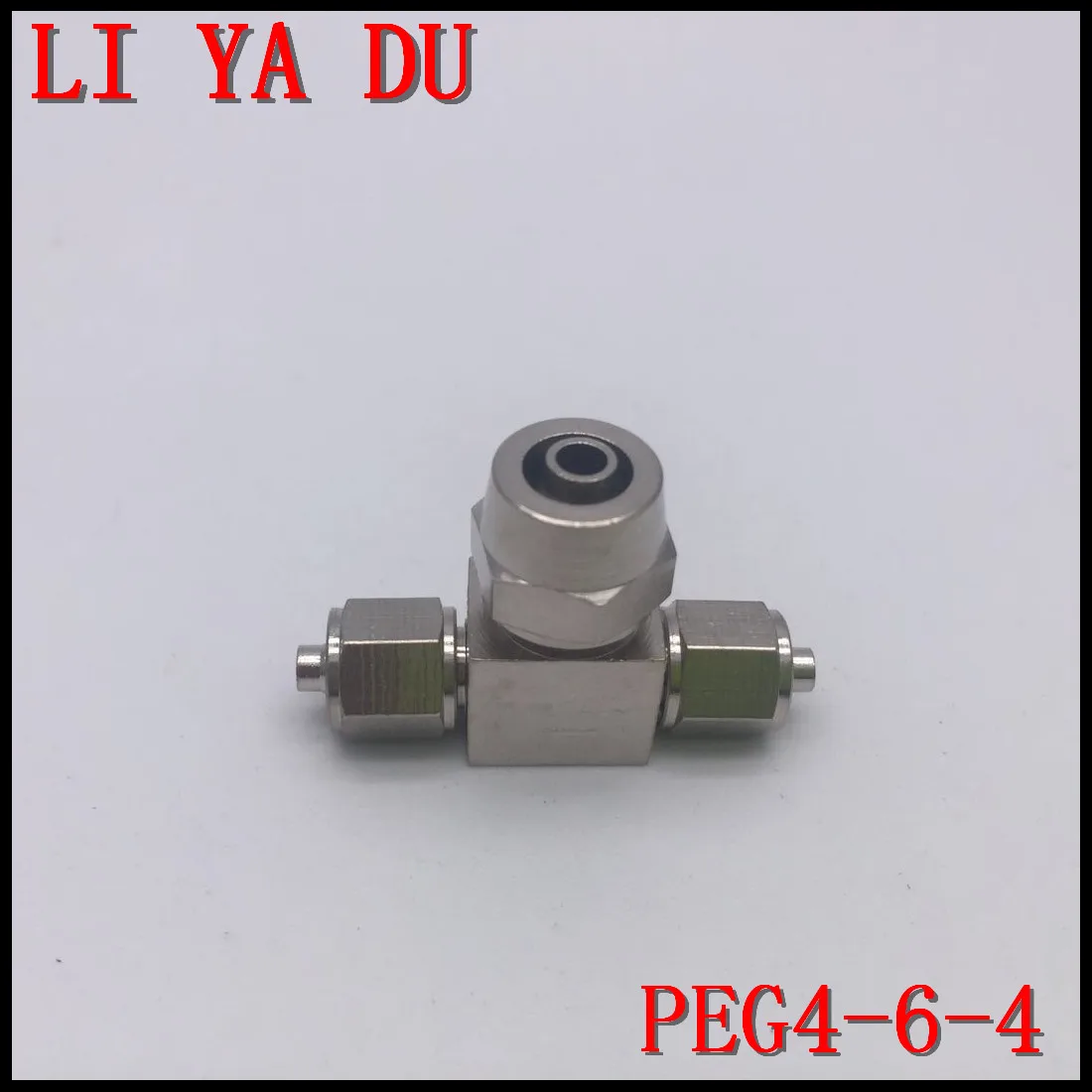 

5PCS/LOT PEG4-6-4 Fast twist joint Three-way variable diameter pneumatic pipe joint PEN4-6-4 PEG4-6Air Hose Quick Fitting