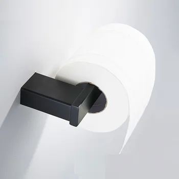 

304 Stainless Steel Brushed Gold Roll holder Black Paper Holder Wall Mount Tissue Roll Hanger Chrome/White Toilet Accessories