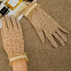 Летний/осенний солнцезащитный крем для женщин Golves женские солнцезащитные перчатки модные красивые женские летние УФ-защитные кружевные