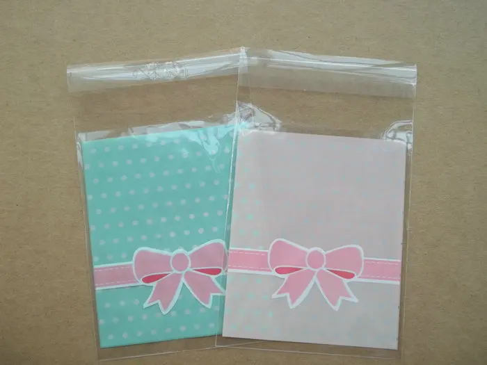 

200pcs/lot 8*10+3cm Self Adhesive Plastic Cooky Packaging Bags for Biscuit Snack Cupcake pp Pack Baking Gift Package bags