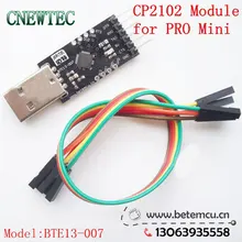 5 шт. CP2102 последовательный преобразователь USB 2,0 для ttl UART 6PIN модуль для мини-видеокамера-регистратор с креплением к BTE13-007