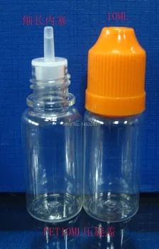 

10ML Lot 2500PCS Plastic Dropper Bottles With Childproof Cap & Long Thin Tip Used To Dispense Most Liquid