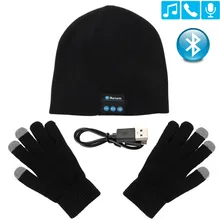 Bluetooth наушники зимняя шапка теплая шапочка музыкальная шапка с перчатками беспроводные Bluetooth наушники динамик с микрофоном спортивная шапка гарнитура