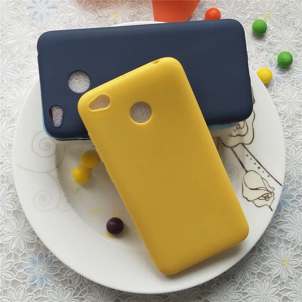 Высококачественный карамельный чехол с полным покрытием для Xiaomi redmi 4x Macarons