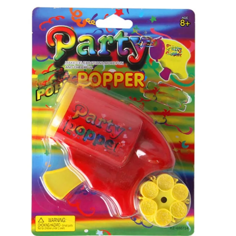 20x мини пуш поп с бумажными Poppers Confetti Gun подарок на день рождения полезные