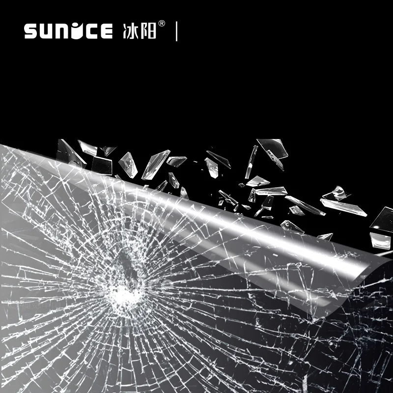 Sunice 4mil Защитная пленка для окон Защитная Наклейка для стекла анти-разбивание предотвращает окисление краски мебель Взрывозащищенная 0,5x5 м