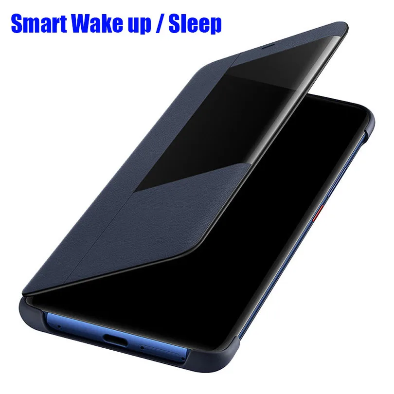 Официальный умный чехол книжка из искусственной кожи для HUAWEI Mate 20 Pro HM22|Бамперы| |